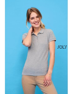 POLO DONNA MANICA CORTA PIQUE' 210 GR