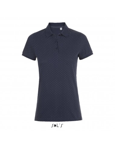 POLO DONNA A POIS A MANICA CORTA