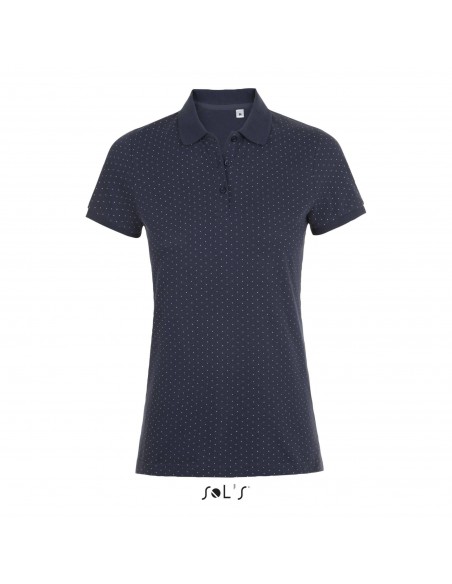 POLO DONNA A POIS A MANICA CORTA