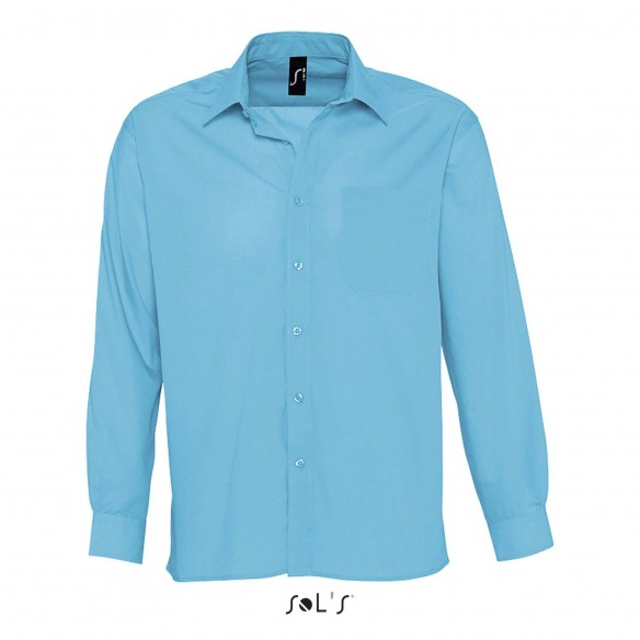 CAMICIA UOMO MANICA LUNGA POPELINE