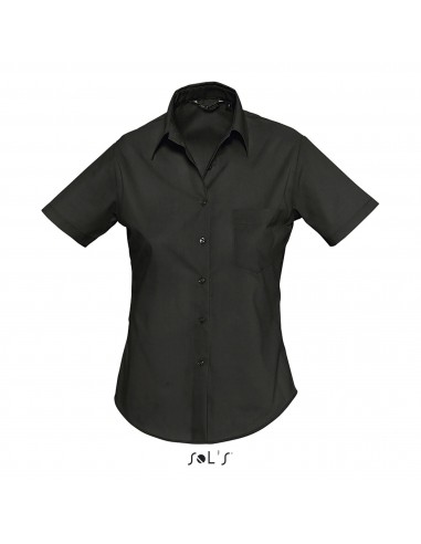 CAMICIA DONNA MANICA CORTA POPELINE