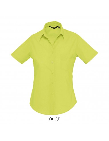 CAMICIA DONNA MANICA CORTA POPELINE