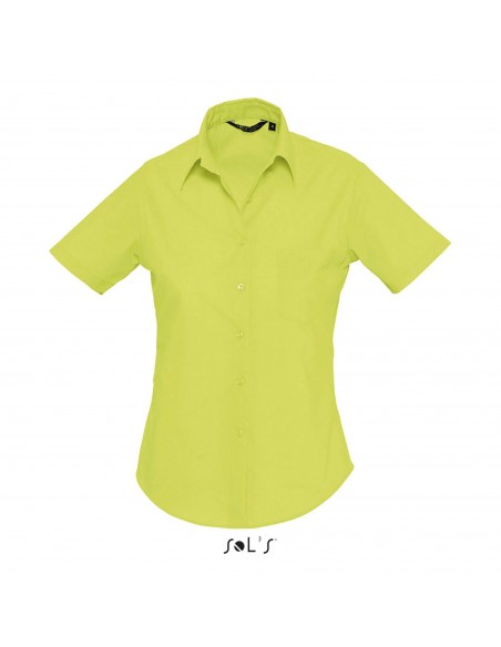 CAMICIA DONNA MANICA CORTA POPELINE