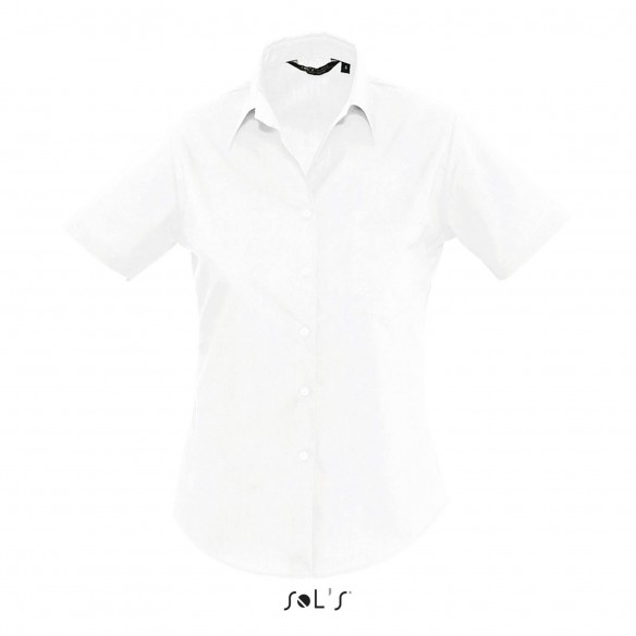 CAMICIA DONNA MANICA CORTA POPELINE