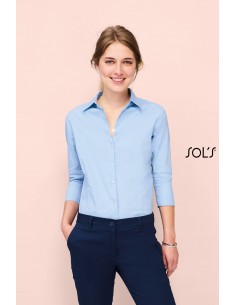 CAMICIA DONNA STRETCH MANICA 3/4