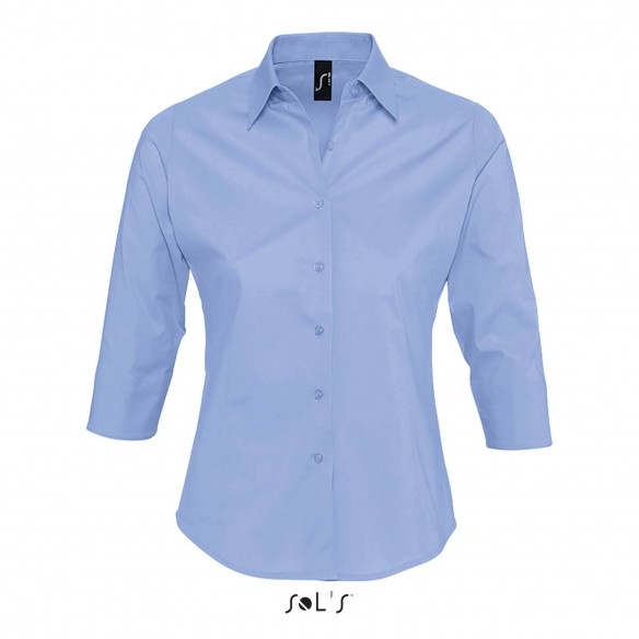 CAMICIA DONNA STRETCH MANICA 3/4