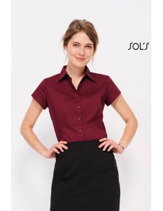 CAMICIA DONNA STRECH MANICA CORTA