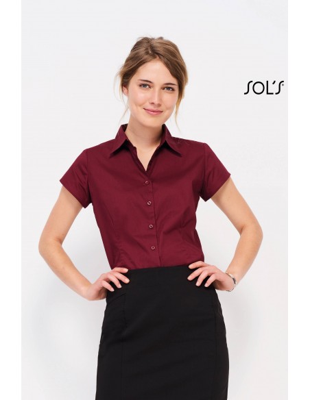 CAMICIA DONNA STRECH MANICA CORTA