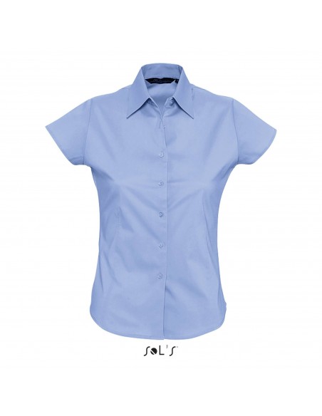 CAMICIA DONNA STRECH MANICA CORTA