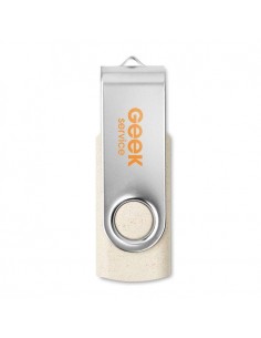 Chiavvetta USB 16 GB IN PAGLIA
