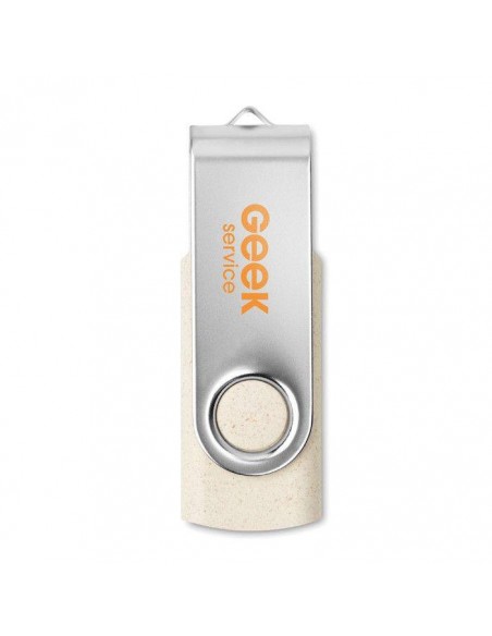 Chiavvetta USB 16 GB IN PAGLIA