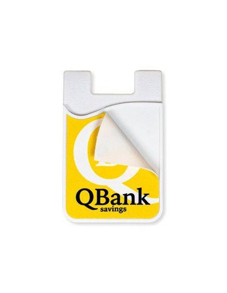 PORTACARD APPLICABILE AL TELEFONINO CON PANNO PER PULIZIA