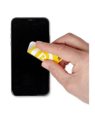 PORTACARD APPLICABILE AL TELEFONINO CON PANNO PER PULIZIA