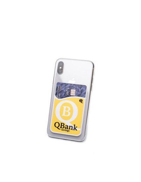 PORTACARD APPLICABILE AL TELEFONINO CON PANNO PER PULIZIA