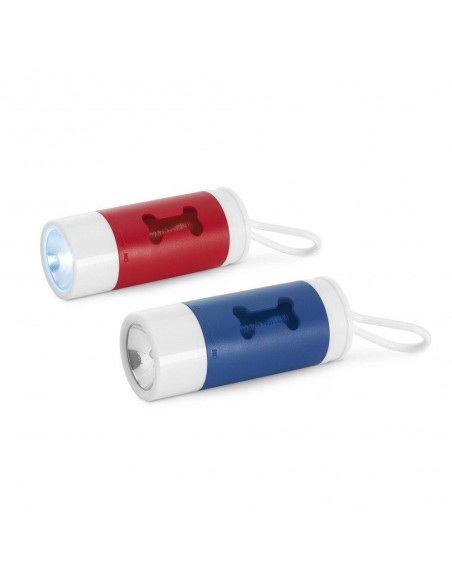 PORTASACCHETTI CON LUCE LED E MOSCHETTONE