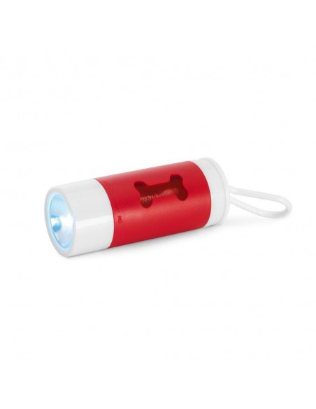 PORTASACCHETTI CON LUCE LED E MOSCHETTONE