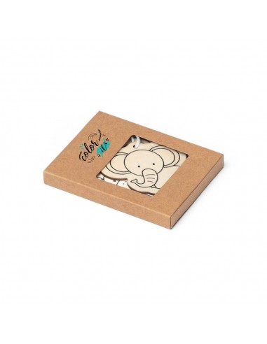SET DI 3 SAGOME IN LEGNO DA COLOARE