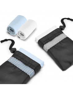 ASCIUGAMANO DA SPORT IN MICROFIBRA IN ASTUCCIO