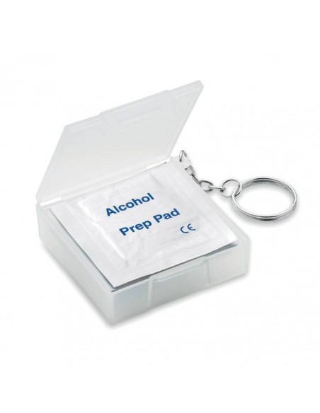 BOX CON 10 SALVIETTE UMIDIFICATE ALCOL AL 70%