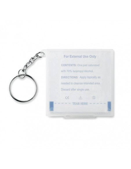 BOX CON 10 SALVIETTE UMIDIFICATE ALCOL AL 70%