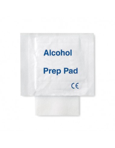 BOX CON 10 SALVIETTE UMIDIFICATE ALCOL AL 70%