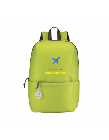 ZAINO PVC FREE CON 4 TASCHE E SPALLACCI IMBOTTITI