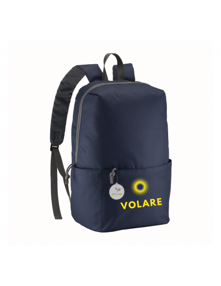 ZAINO PVC FREE CON 4 TASCHE E SPALLACCI IMBOTTITI