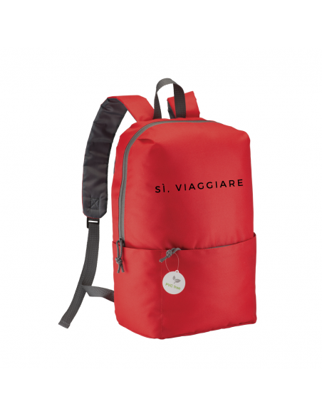 ZAINO PVC FREE CON 4 TASCHE E SPALLACCI IMBOTTITI