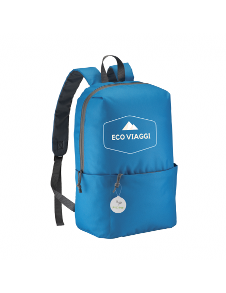 ZAINO PVC FREE CON 4 TASCHE E SPALLACCI IMBOTTITI