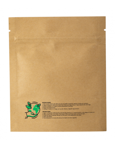 SACCHETTO DI CARTA CON COMPOSTO PER FIORI