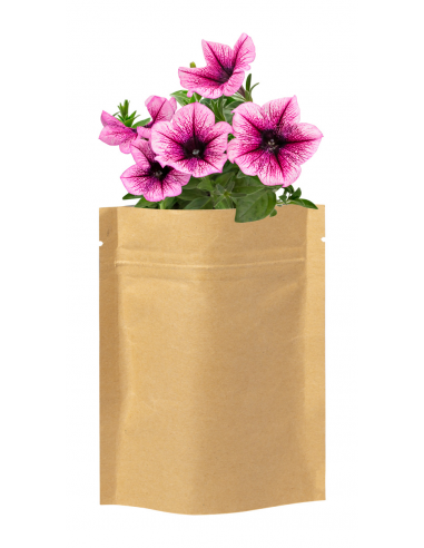 SACCHETTO DI CARTA CON COMPOSTO PER FIORI