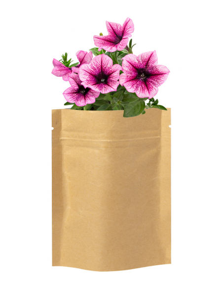SACCHETTO DI CARTA CON COMPOSTO PER FIORI