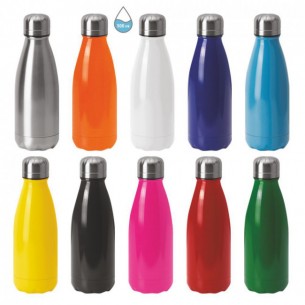 BORRACCIA IN ACCIAIO INOX PARETE SINGOLA 500 ML