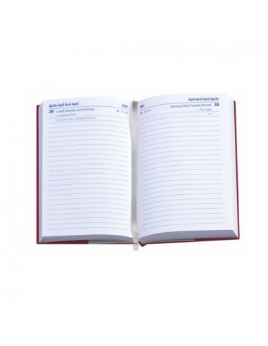 AGENDINA GIORNALIERA CON ELASTICO CM9X15