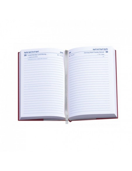 AGENDINA GIORNALIERA CON ELASTICO CM9X15