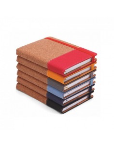 AGENDA GIORNALIERA CM 9X13 IN SUGHERO CON ELASTICO 2