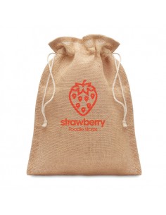 SACCA MEDIA IN JUTA CON CORDINO CM 25X32