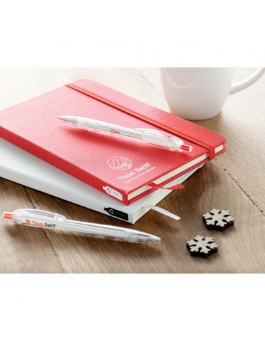 NOTEBOOK A5 IN RPET 80 PAGINE A RIGHE IN CARTA RICICLATA