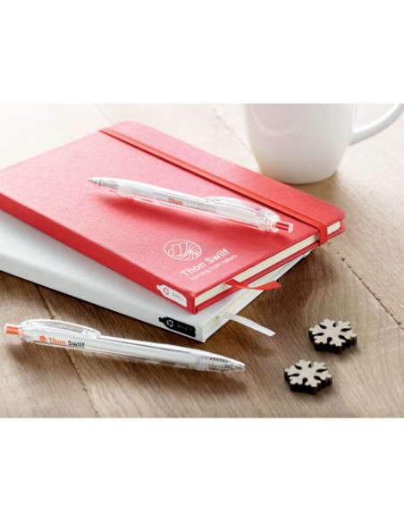 NOTEBOOK A5 IN RPET 80 PAGINE A RIGHE IN CARTA RICICLATA