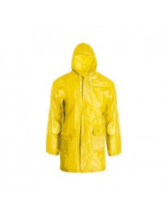 IMPERMEABILE GOFFIATO CON CAPPUCCIO 2