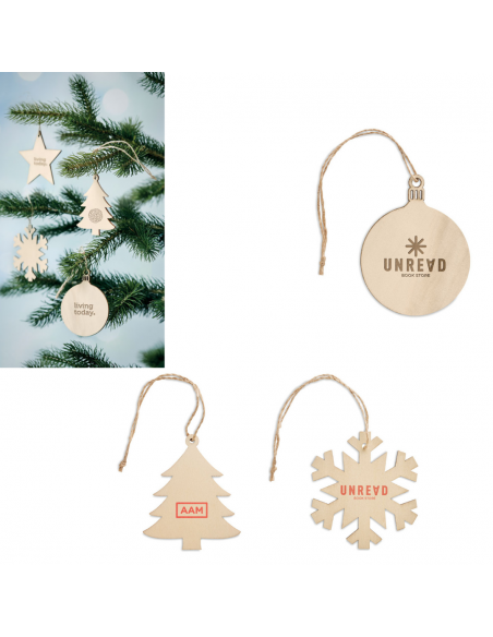 DECORAZIONE NATALIZIA IN MDF