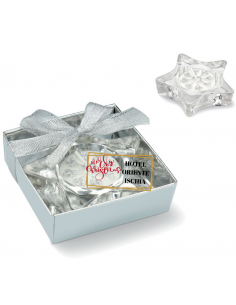 PORTACANDELA A FORMA DI STELLA