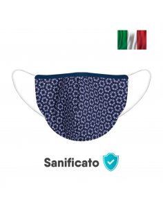 MASCHERINA FANTASY 3 STRATI 100%COTONE MADE IN ITALY