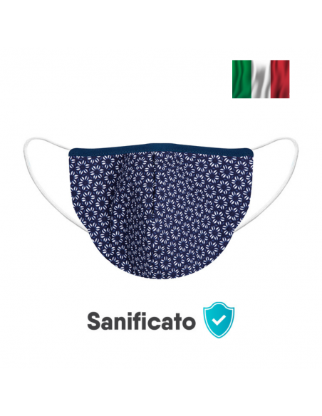MASCHERINA FANTASY 3 STRATI 100%COTONE MADE IN ITALY