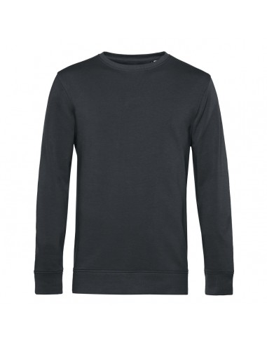 FELPA GIROCOLLO IN COTONE RICICLATO CERTIFICATO