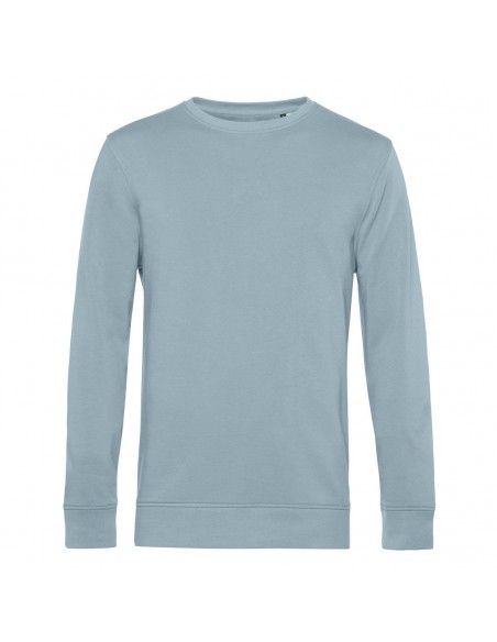 FELPA GIROCOLLO IN COTONE RICICLATO CERTIFICATO