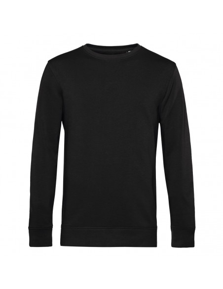 FELPA GIROCOLLO IN COTONE RICICLATO CERTIFICATO