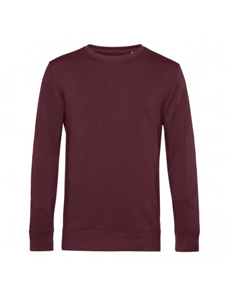 FELPA GIROCOLLO IN COTONE RICICLATO CERTIFICATO