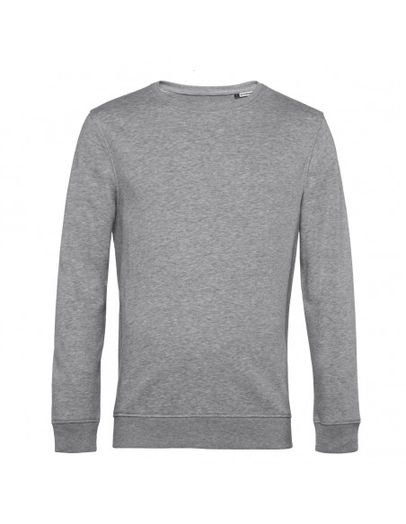 FELPA GIROCOLLO IN COTONE RICICLATO CERTIFICATO