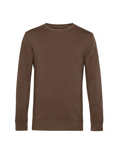 FELPA GIROCOLLO IN COTONE RICICLATO CERTIFICATO